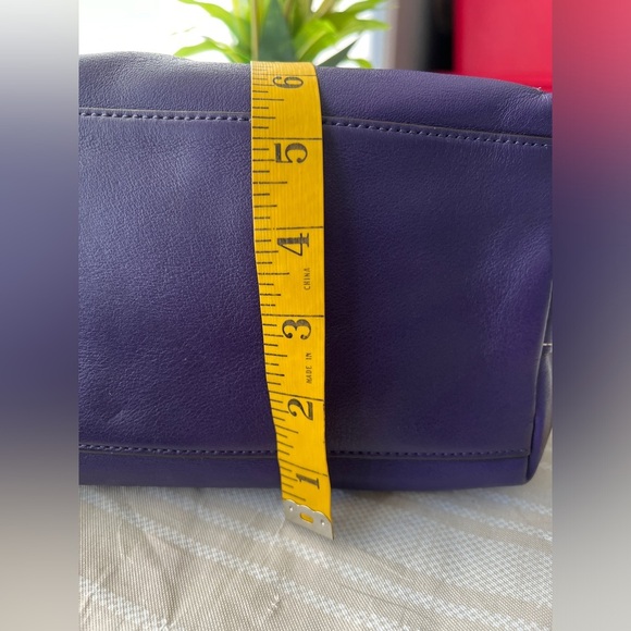 Coach Purple Legacy Zebra Print Duffle Bag - Picture 6 of 16